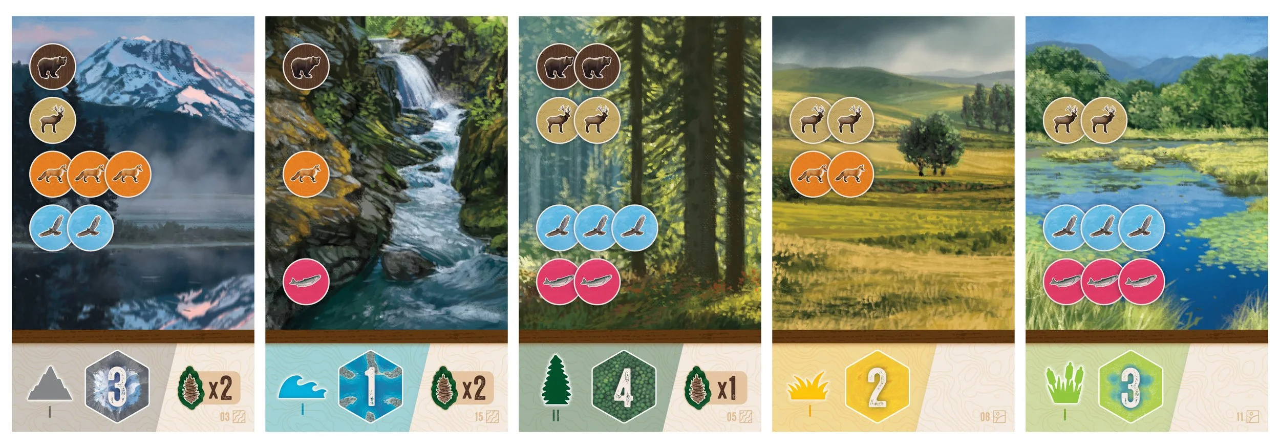 その他 Cascadia Rolling Rivers Cascadia: Rolling Rivers | Board Game | BoardGameGeek